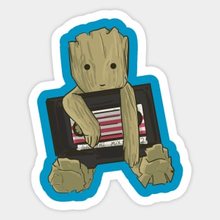 baby groot Sticker